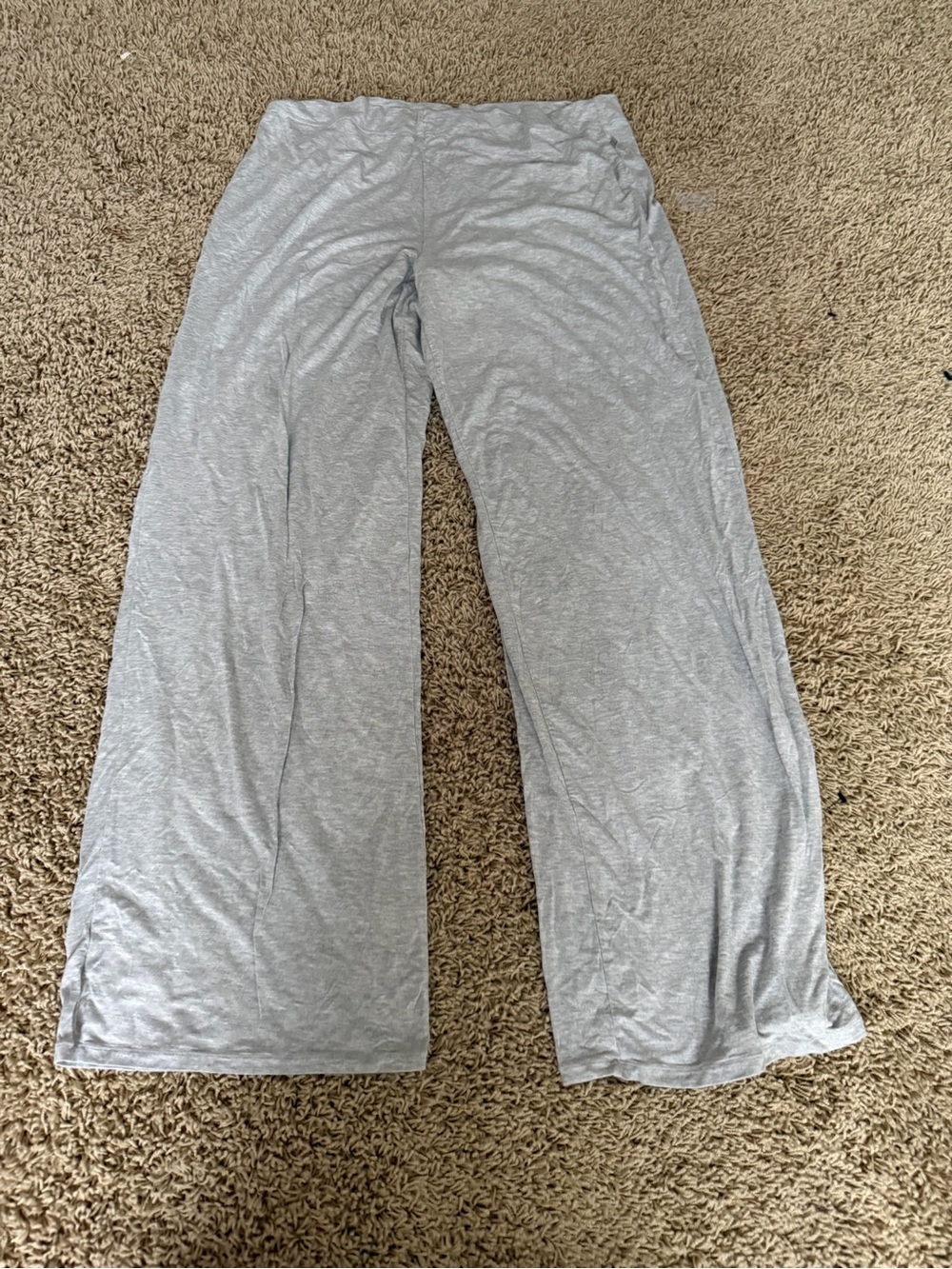 skins grey wide legged lounge pants